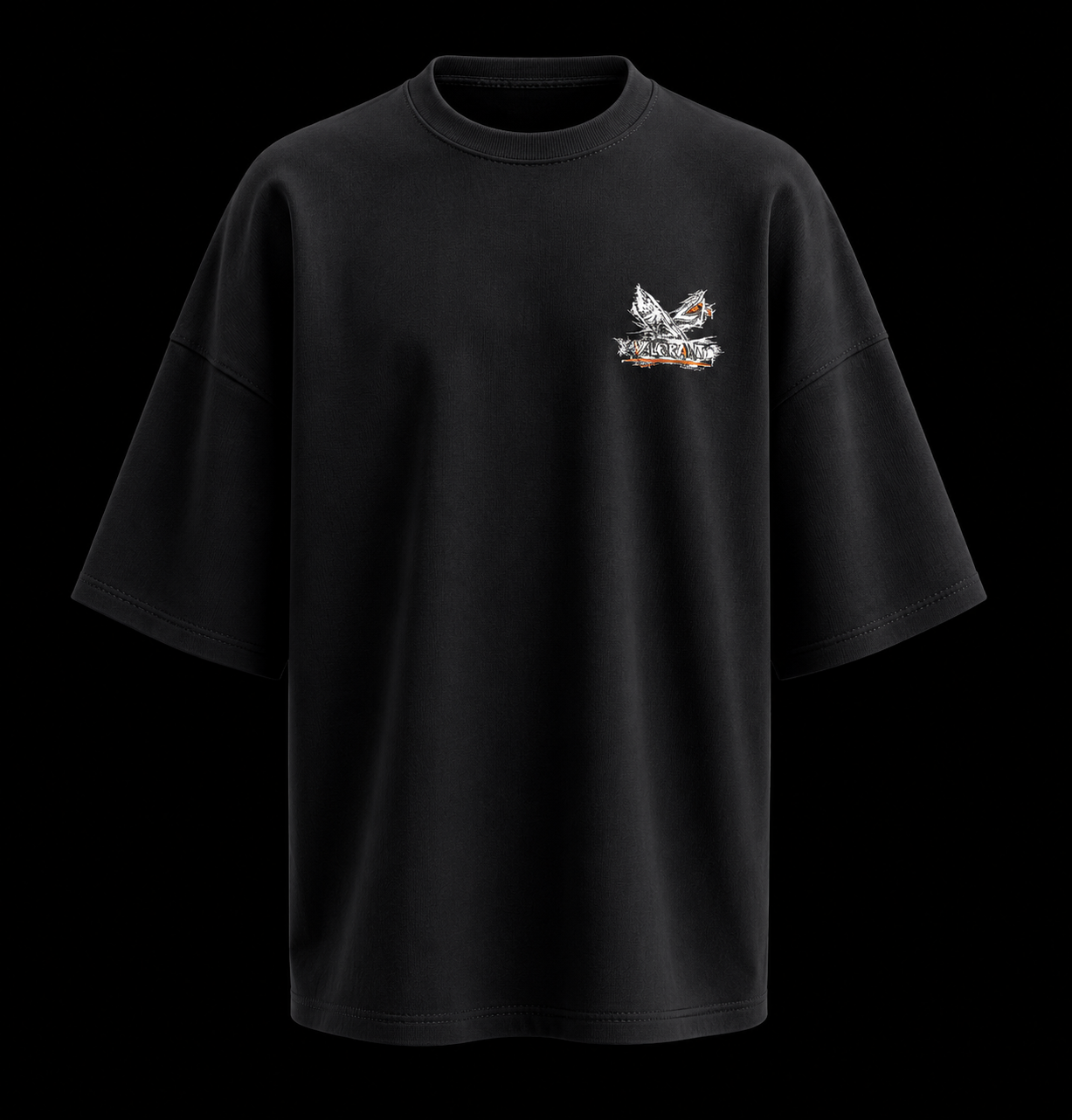 APR1L Precision Chamber Oversized T-Shirt – Premium 240 GSM French Terry Cotton | Unisex Tactical Sniper Streetwear Tee