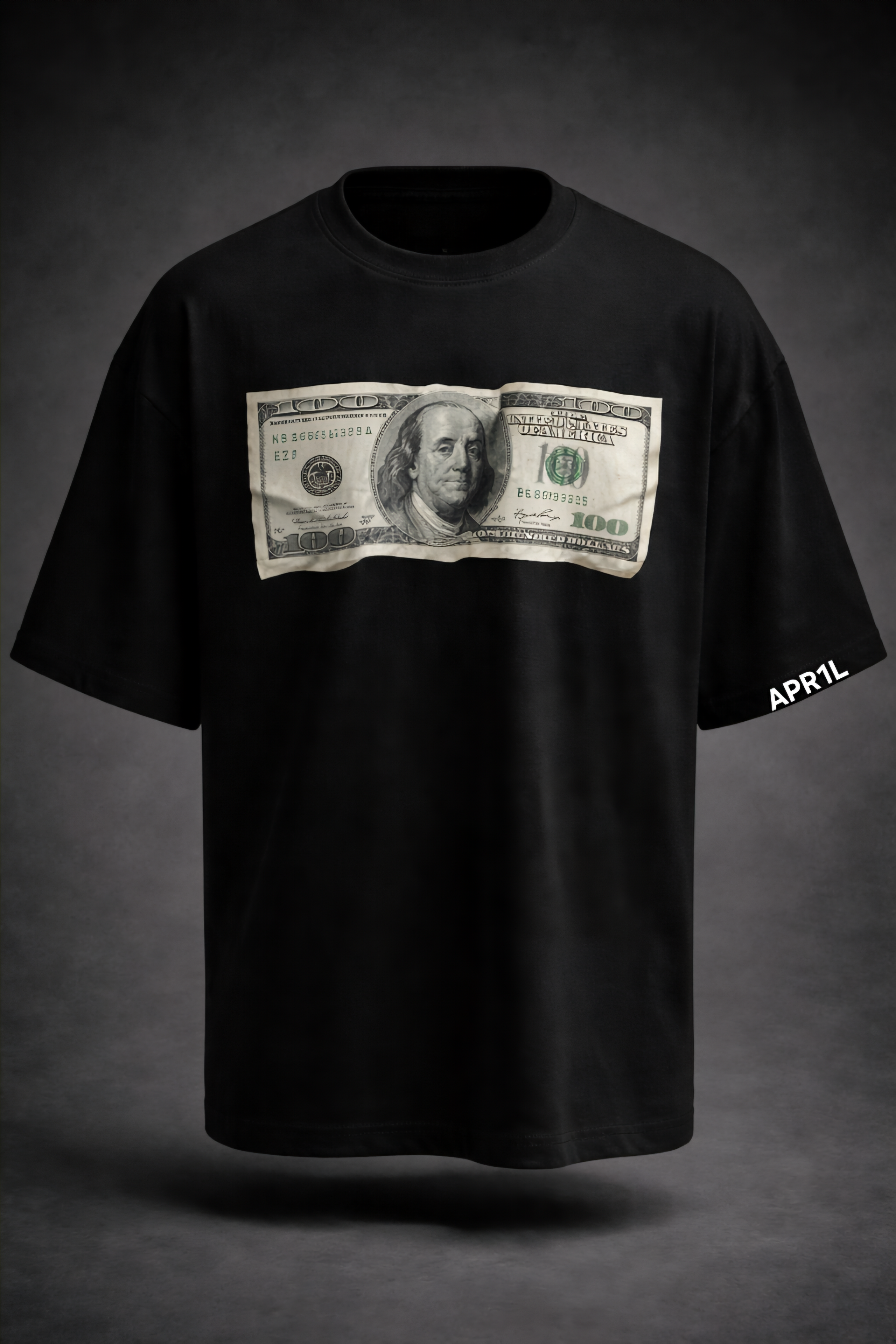 APR1L No Plan B Oversized T-Shirt – Premium 240 GSM French Terry Cotton | Unisex Money Hustle Graphic Streetwear Tee