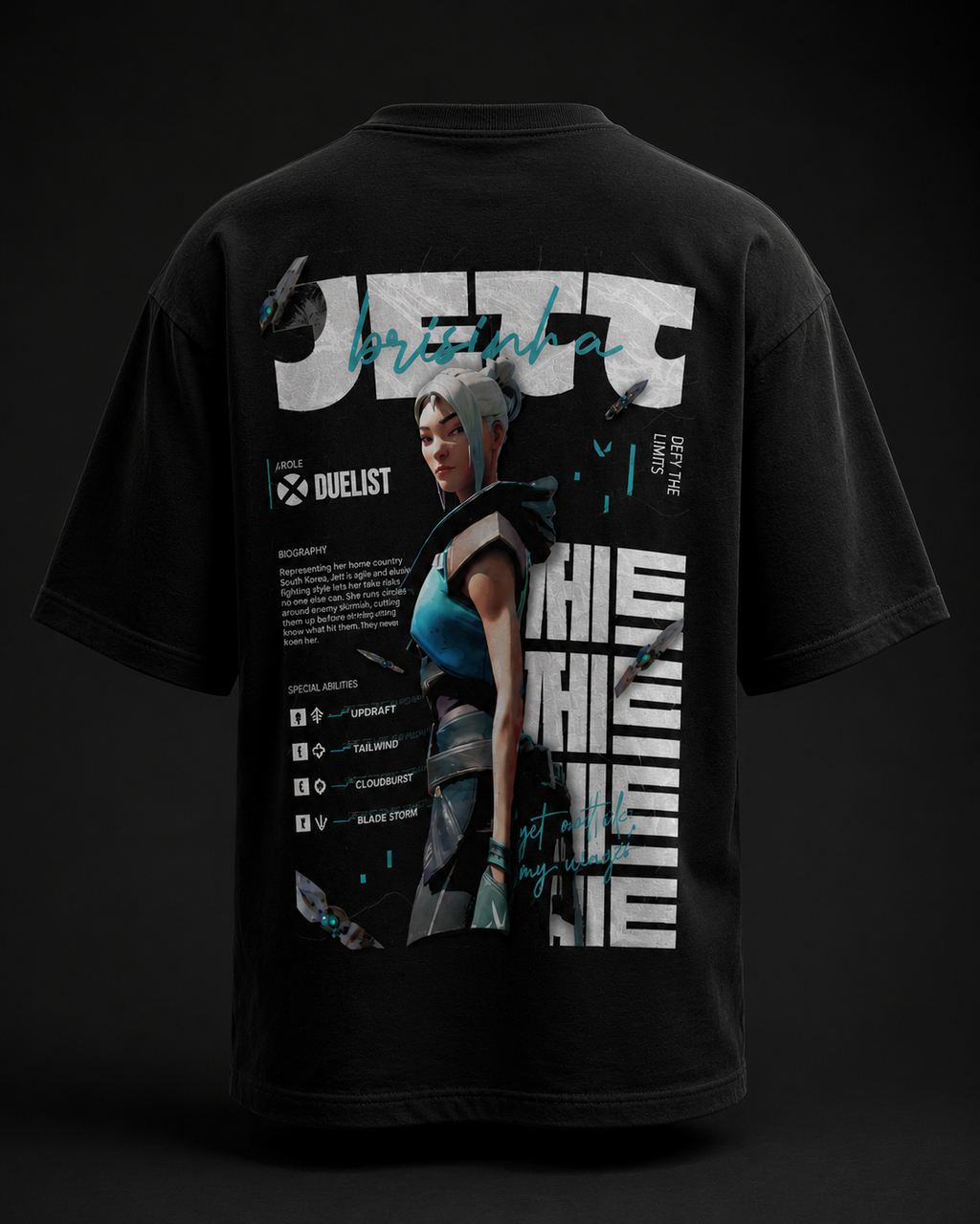 APR1L Swift Duelist Oversized T-Shirt – Premium 240 GSM French Terry Cotton | Unisex Anime Gaming Streetwear Tee