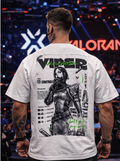 APR1L Venom Controller Oversized T-Shirt – Premium 240 GSM French Terry Cotton | Unisex Gaming Anime Streetwear Tee