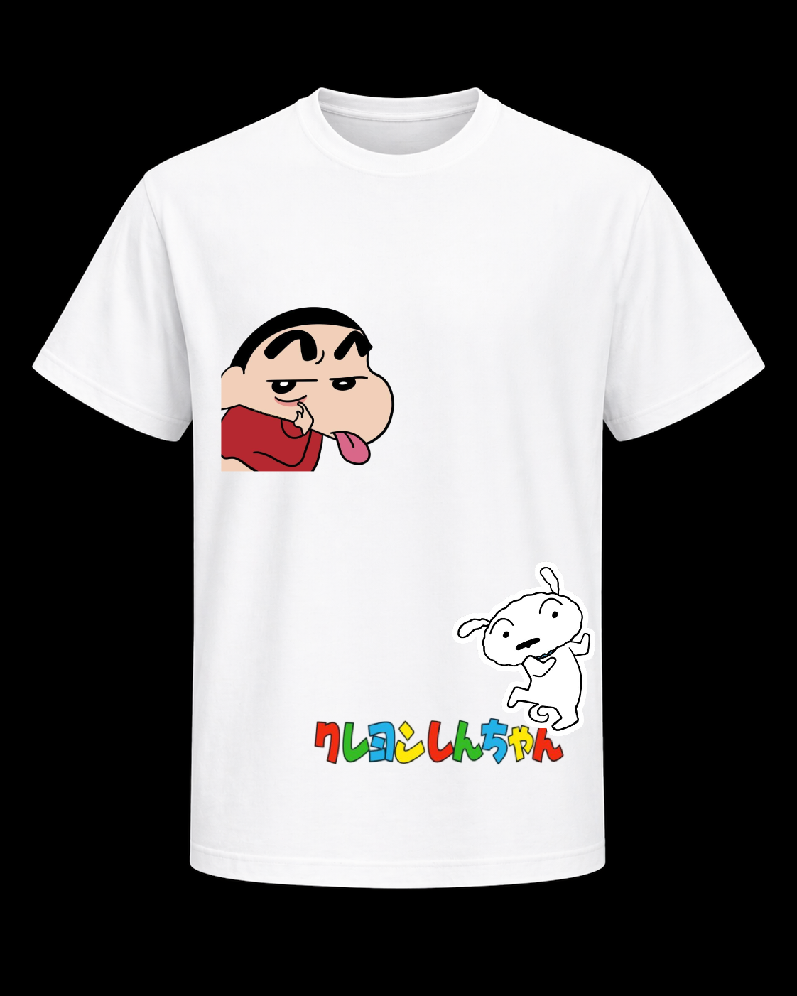 cute kids white t-shirt with playful cartoon graphic front view
kids cotton graphic tee mischievous character design
soft cotton kids t-shirt front and back white tee
