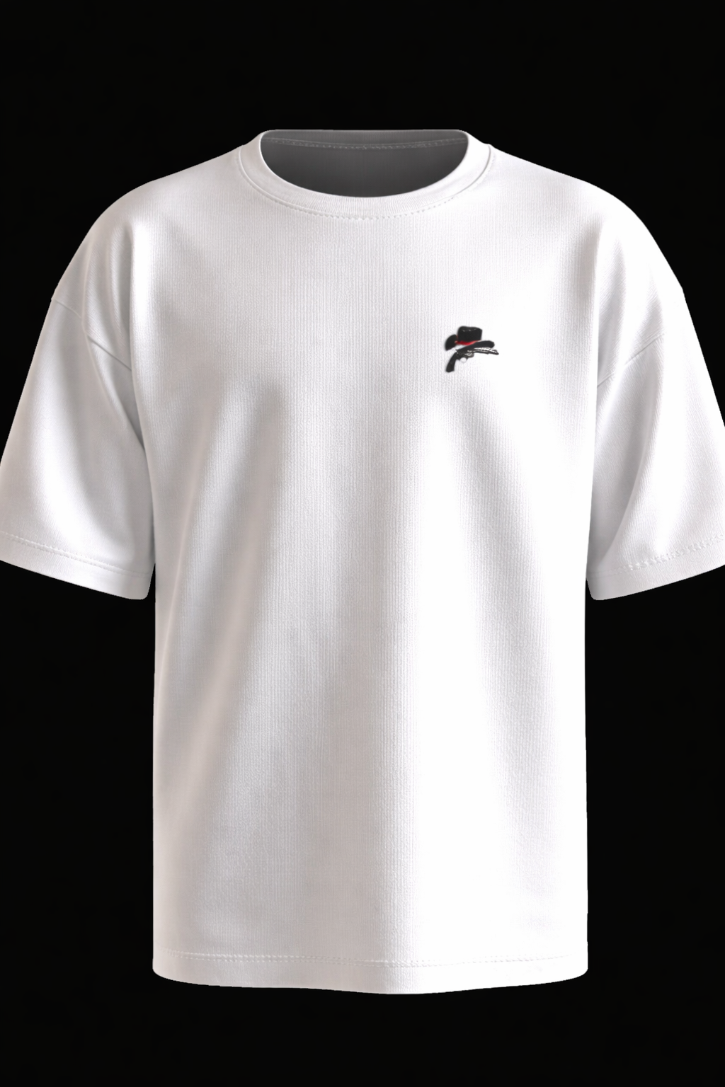 APR1L Outlaw Vengeance Oversized T-Shirt – Premium 240 GSM French Terry Cotton | Unisex Western Graphic Streetwear Tee